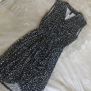 BCBG Maxazria XS Dress Black & White